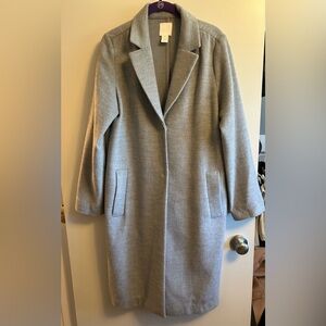 H&M Light Gray Trench Coat